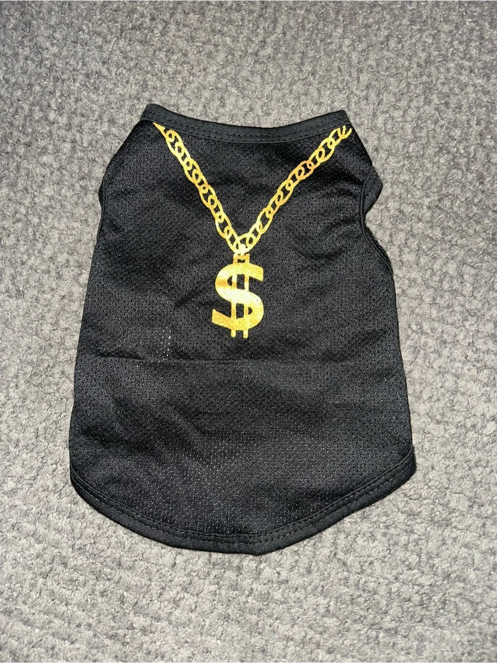 You Er Le Dog Money/Bling Shirt Size Small